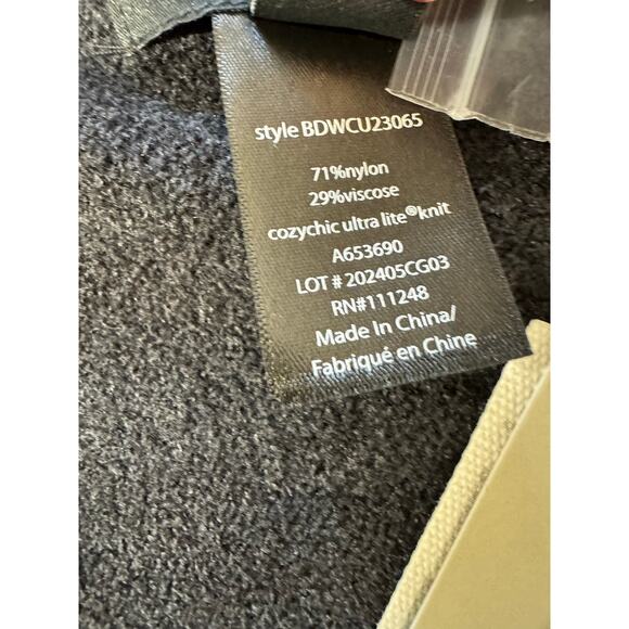 QVC Barefoot Dreams CozyChic Ultra Lite Blanket Wrap NWT BLACK SIZE XS/XXS - Picture 5 of 6